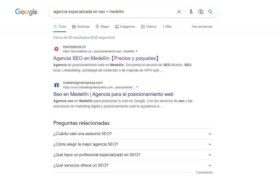 footprint incluis palabras en una búsqueda