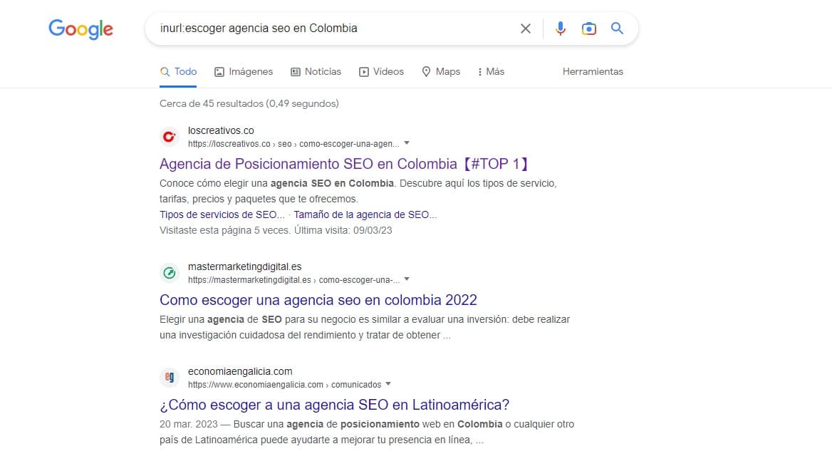 footprint url para búsqueda avanzada en Google