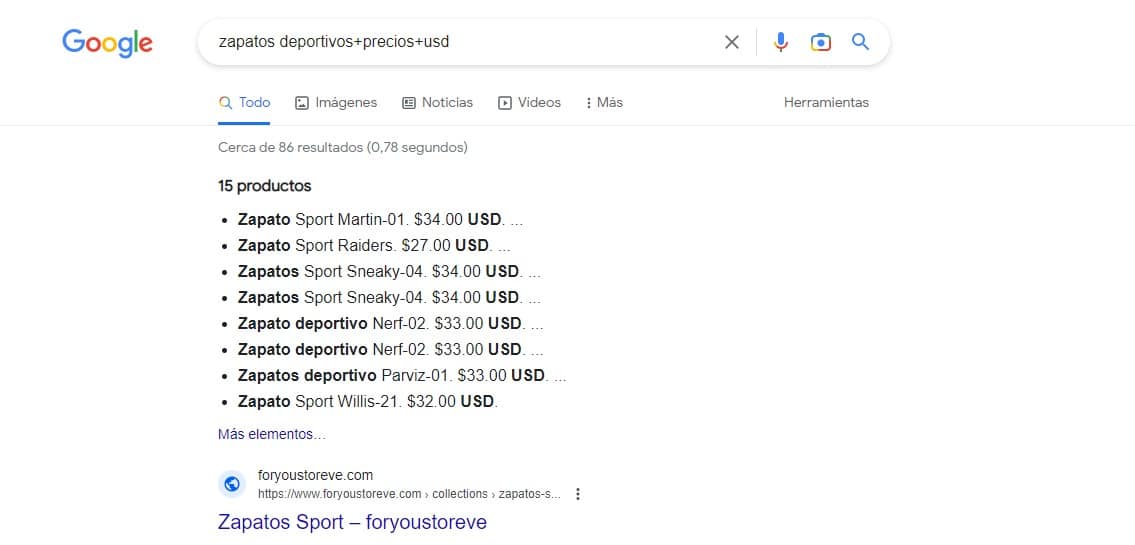 footprint precio para buscar en Google