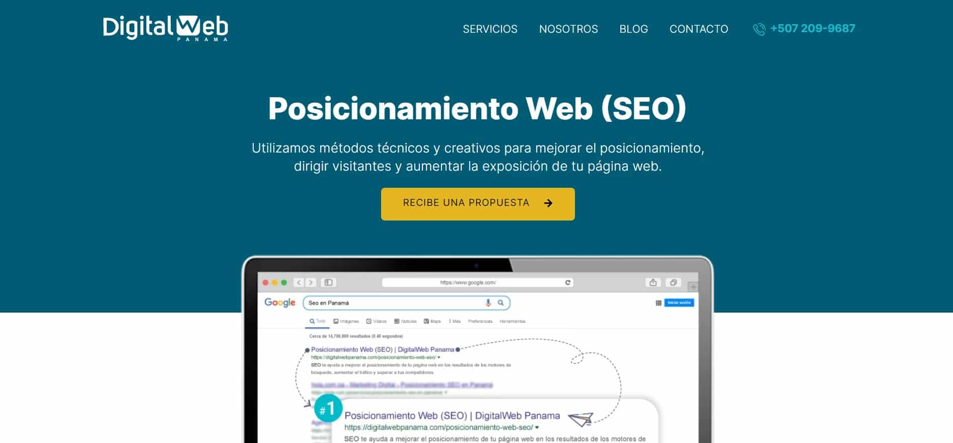 agencia digital web seo panamá