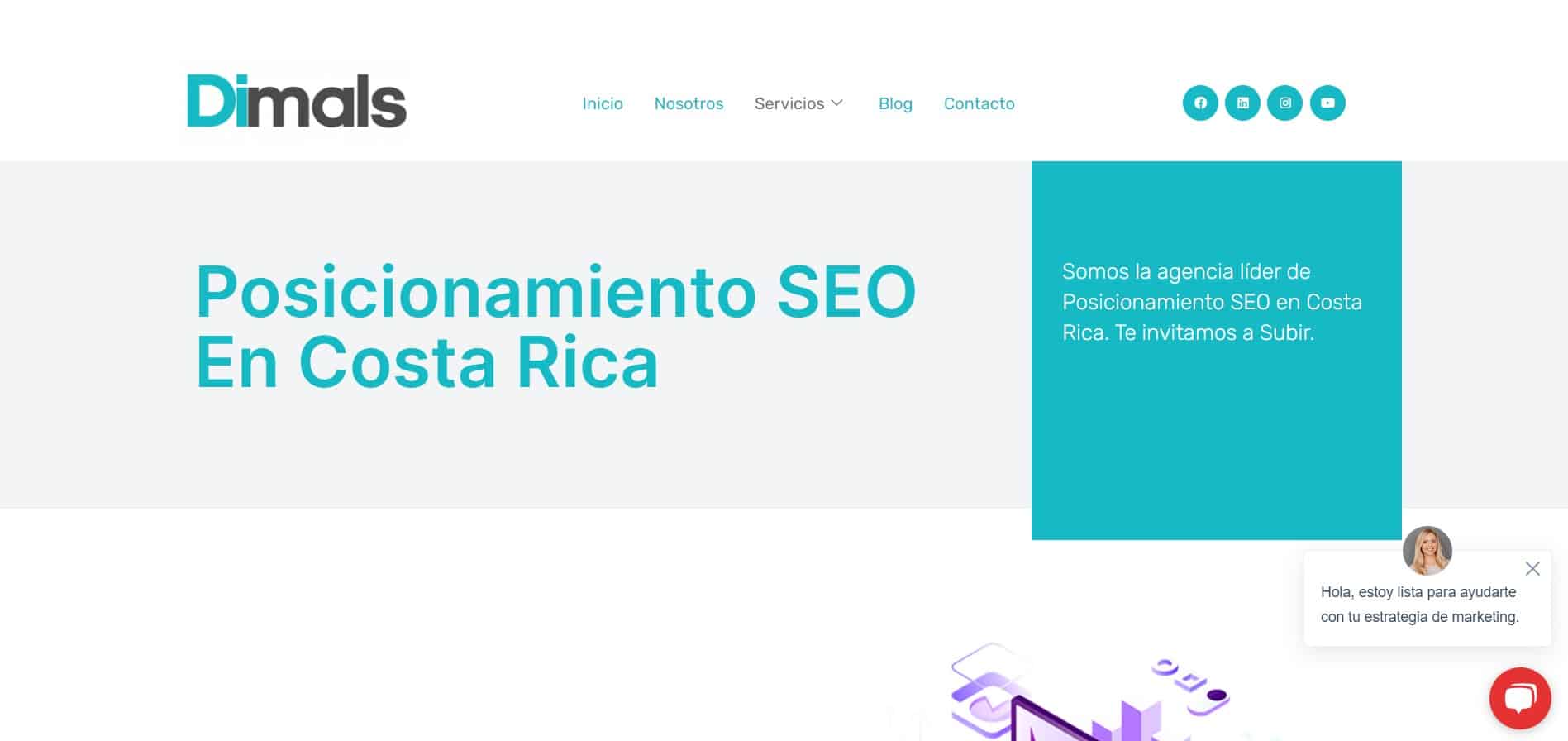 Dimals agencia de SEO en Costa Rica