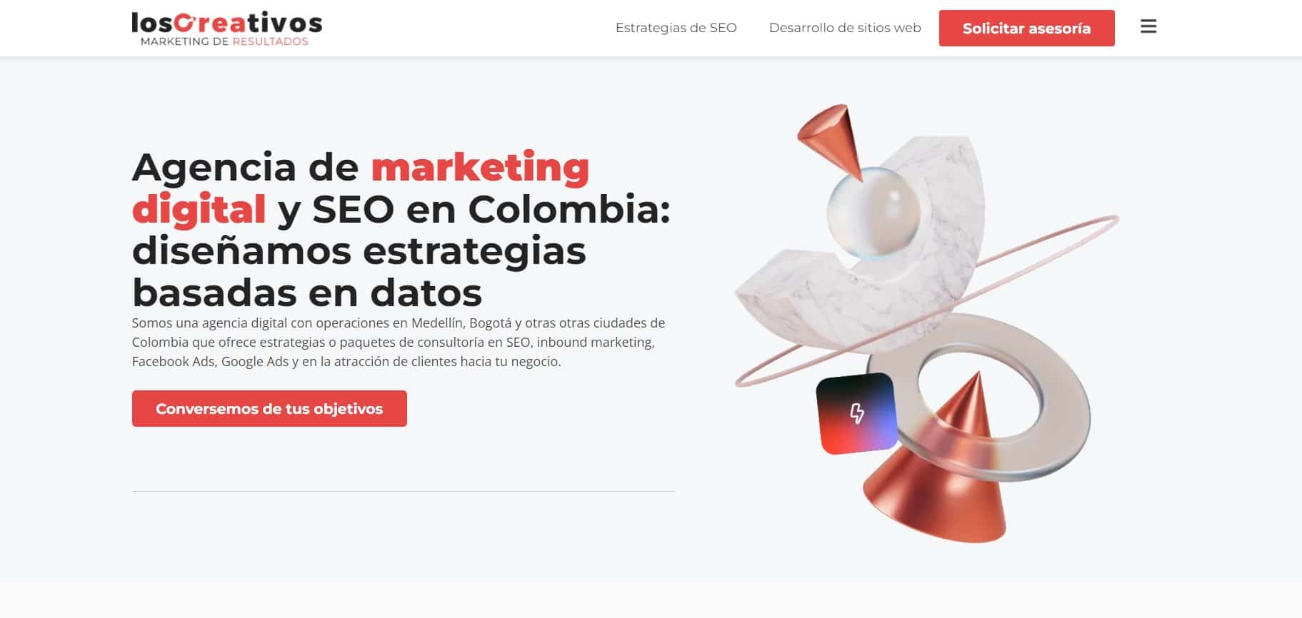 Los Creativos agencia de marketing digital en Colombia