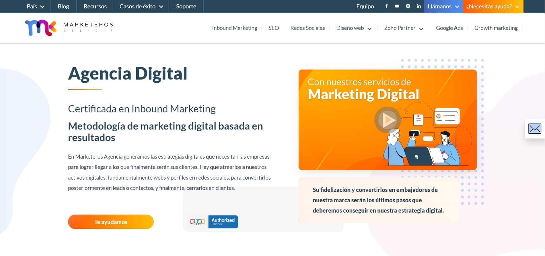 Marketeros Agencia marketing digital Colombia