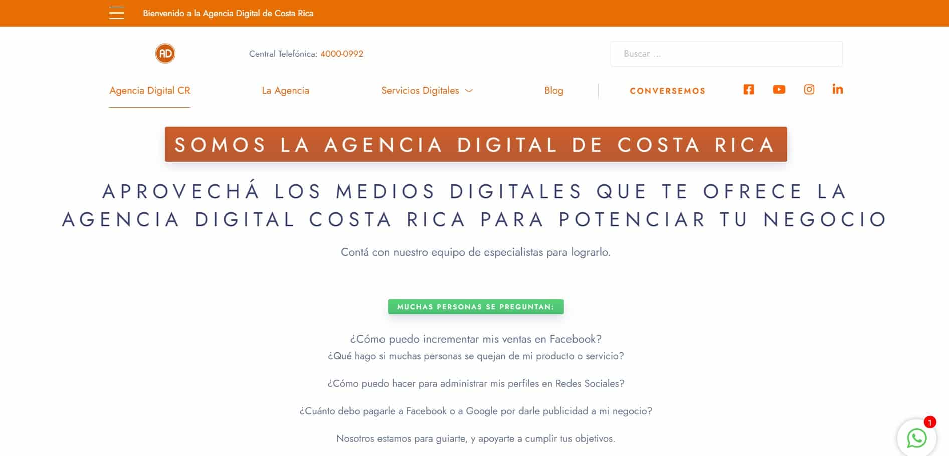 mejores agencias de marketing digital en Costa Rica