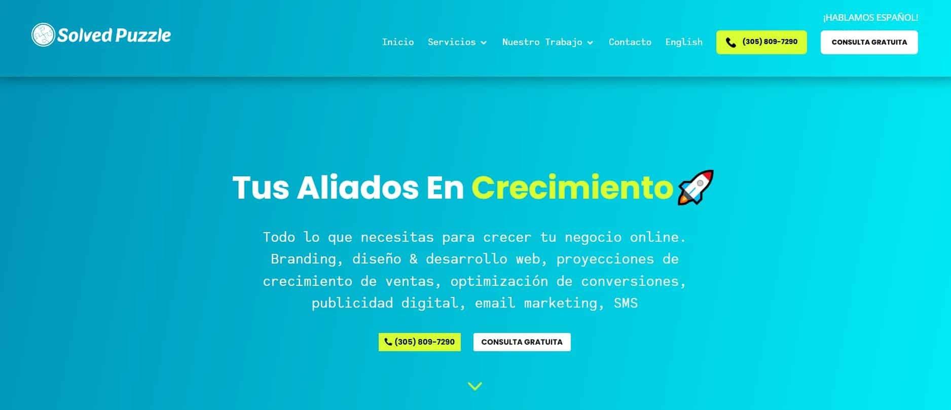 Solved Puzzle agencia seo en miami